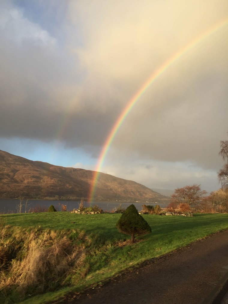 Rainbow over Loch Linnhe